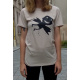 T-shirt unisexe taille S sur femme 1,70m