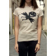 T-shirt femme taille M sur femme 1,70m