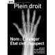 Nom : Étranger, état civil : suspect